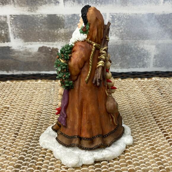 1997 Santa's Bounty 9531 Figurine Signed Peggy Abrams Making Seasons Bright - Picture 8 of 14